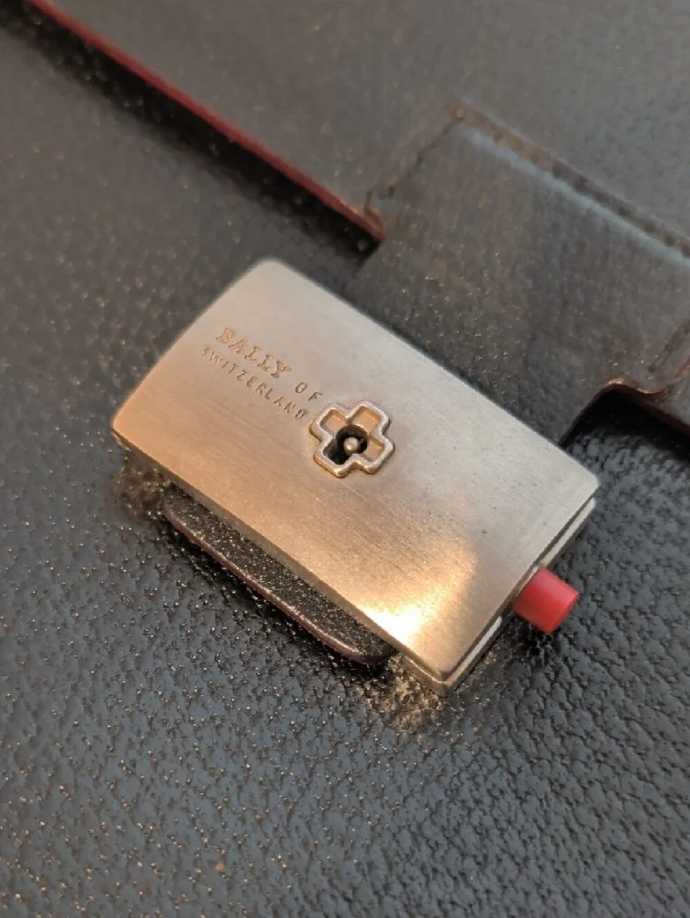 Bally Black Leather Briefcase